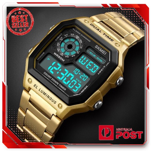 Men digital led watch date - digital,
