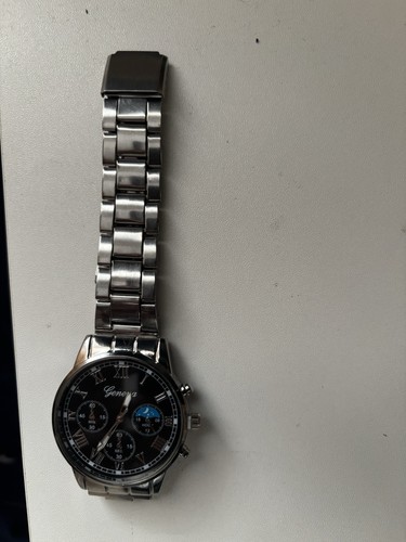 Geneva silver men watches - silver, men's