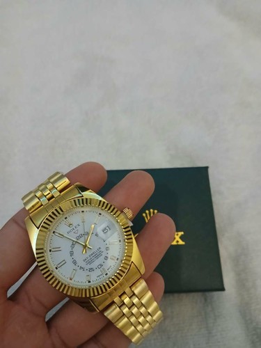 Mens gold watch - mens,