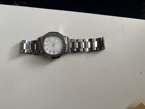 Silver watch - silver,