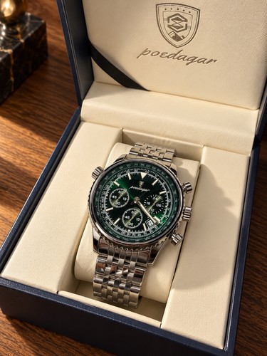 Brand new men silver green - silver,