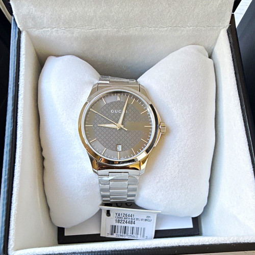 Gucci timeless ya126441 grey - gucci,