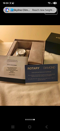 Rotary diamond ladies quartz - rotary,
