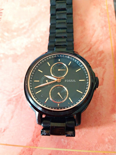 Fossil es4111 black dial - black,