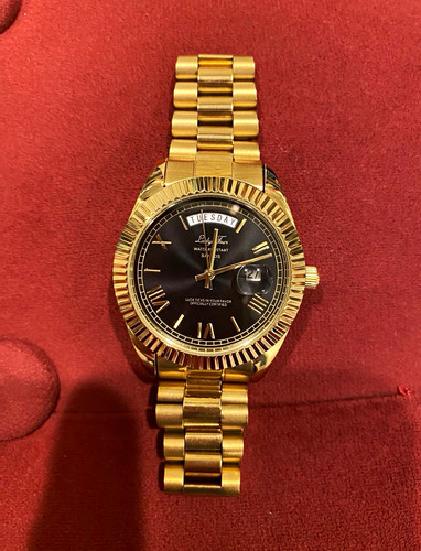 Lucky fours quartz watch - fours, gold
